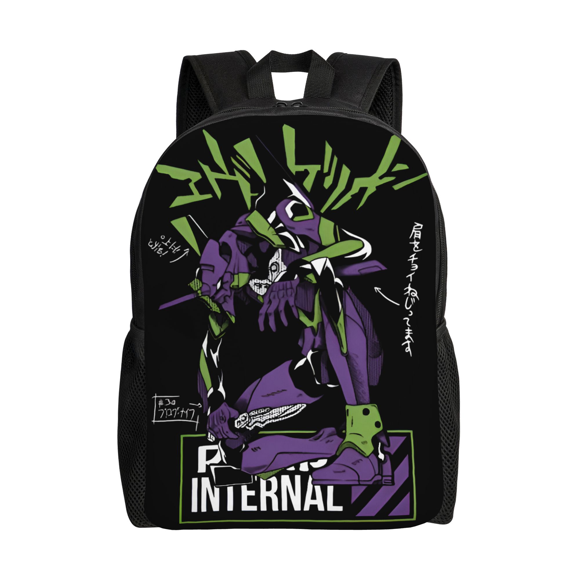 Laptop Accessories Bag For Men - 3D 인쇄 E-Evangelions 배낭 메카 스타일
