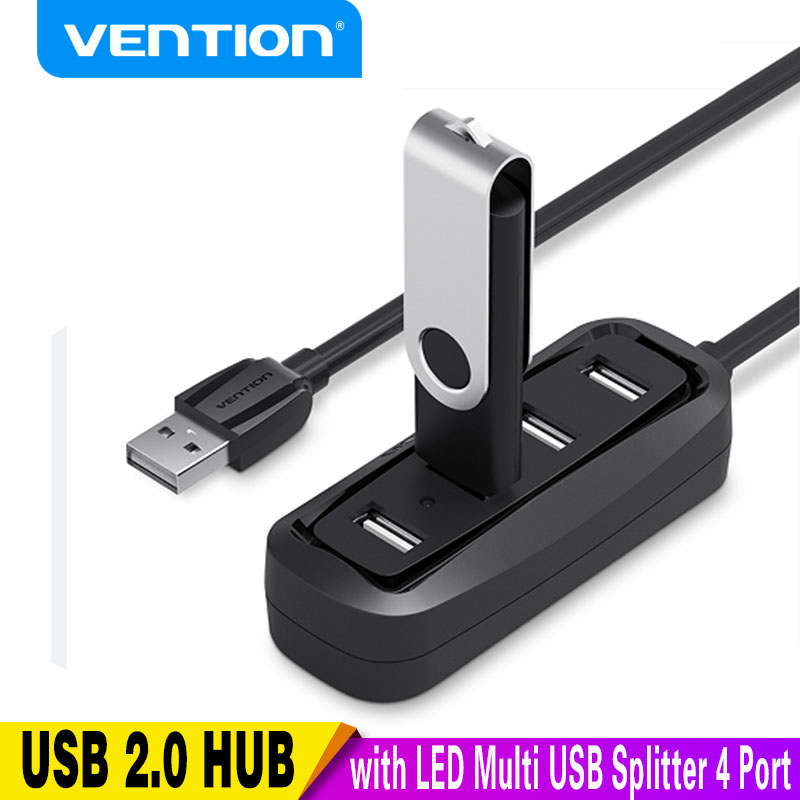 Laptop Accessories Box - Vention USB 2.0 허브 4 포트,
