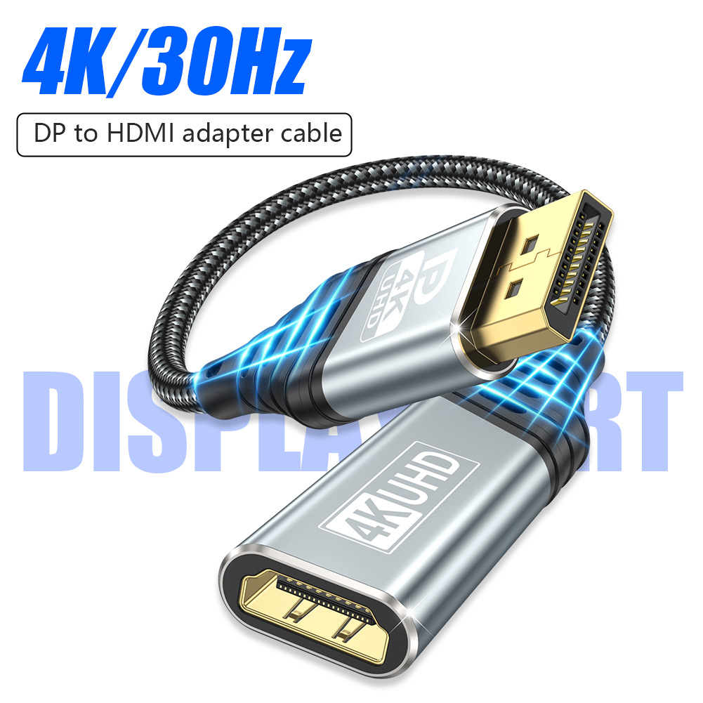 Laptop Accessories Box - 4K30Hz 디스플레이 포트-HDTV 어댑터 DP-HDMI 호환