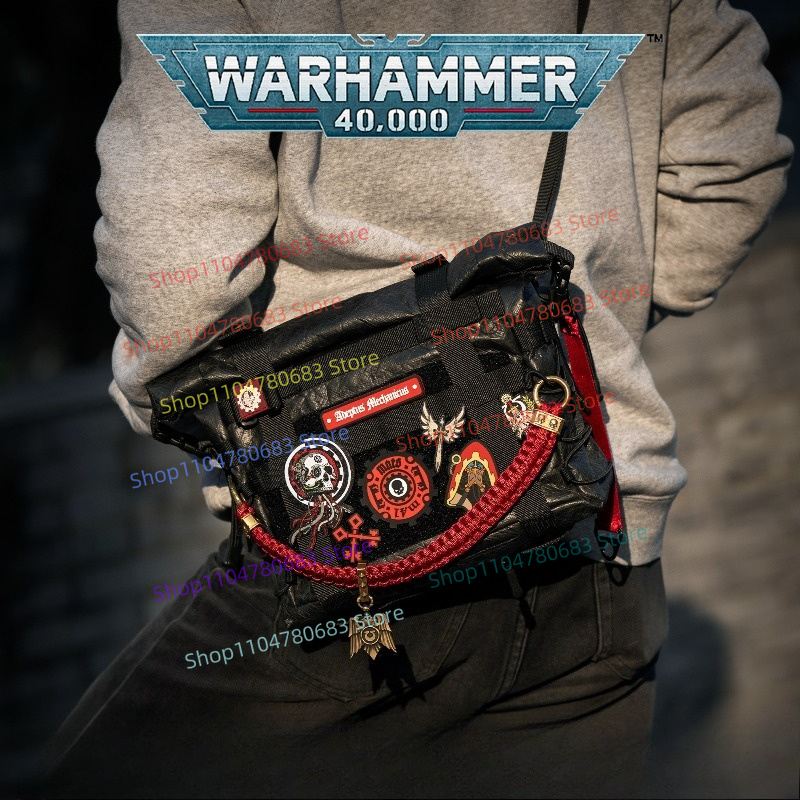 Laptop Accessories Gifts For Men - 40K Astartes 전술 레트로 메신저 가방