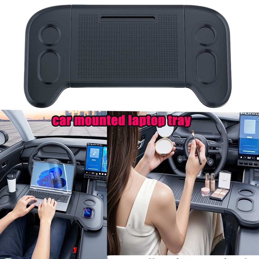 Laptop Accessory - 접이식 차량용 노트북 책상, 스티어링 휠