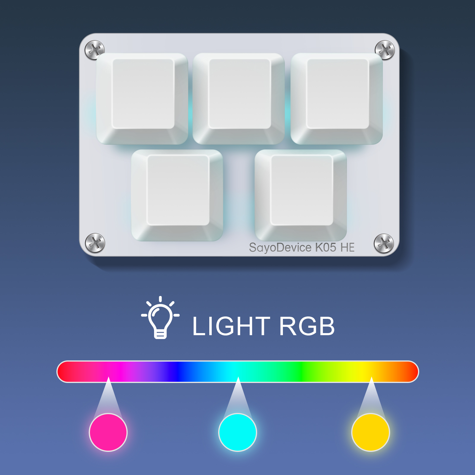 Laptop Accessories Rgb - SayoDevice K05 HE 빠른 반응 홀