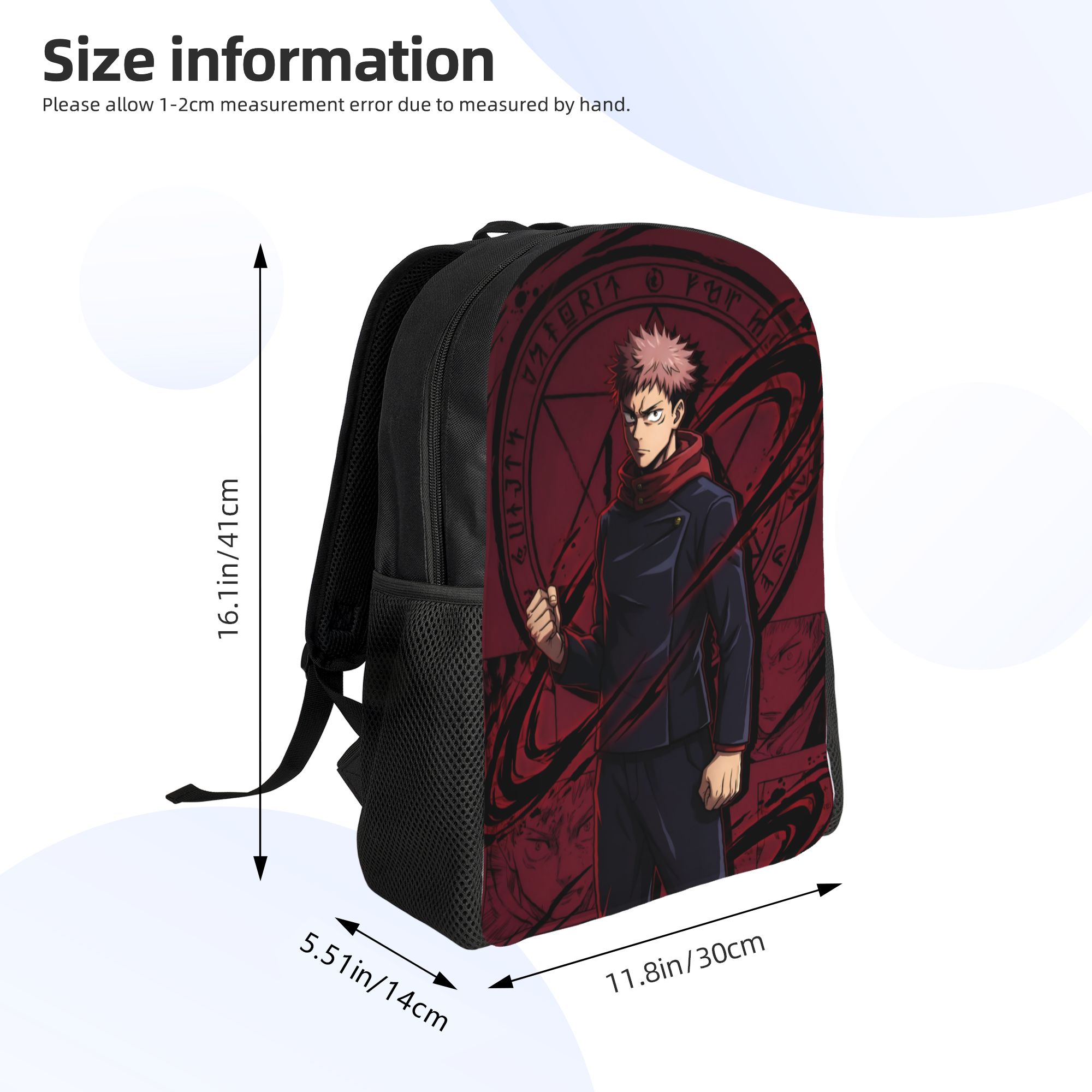 3D 프린트 J-Jujutsus K-Kaisens 배낭 - Laptop Accessories Bag For Men 리뷰 및 가격