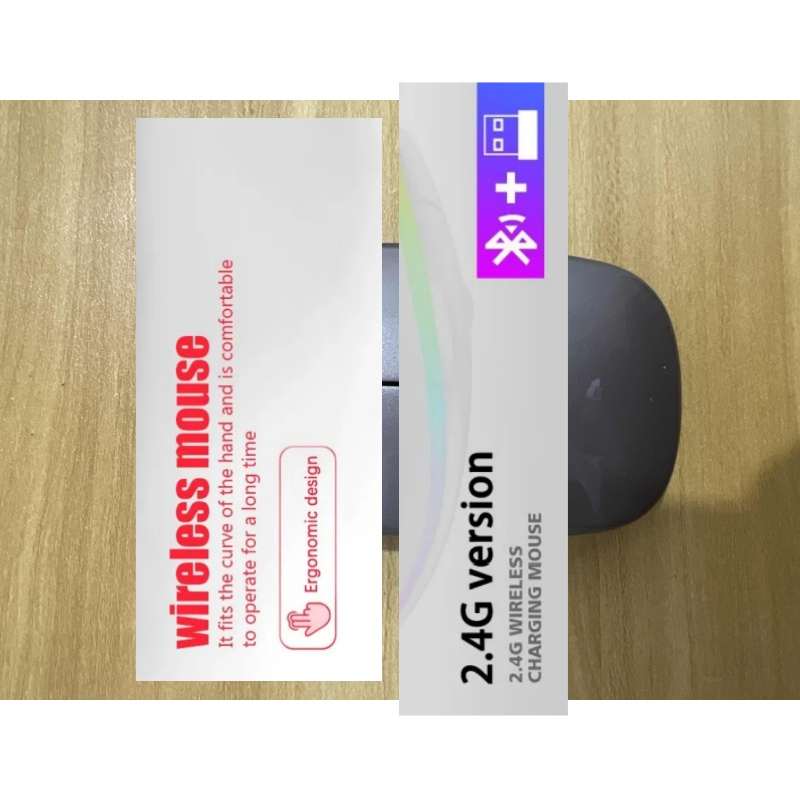 블루투스 듀얼 모드 무선 인체공학적 마우스 RGB 라이 - Laptop Accessories Rgb 리뷰 및 가격