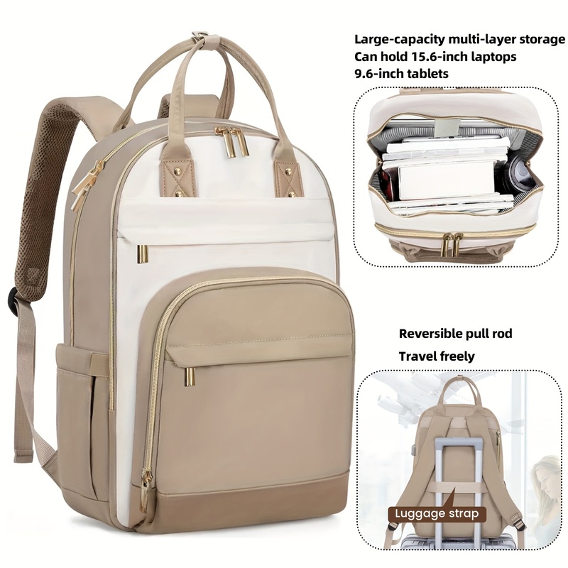 항공사 디자인 튜닝 어깨끈 여성 다색 백팩, 이격층,  - Laptop Accessories Box 리뷰 및 가격