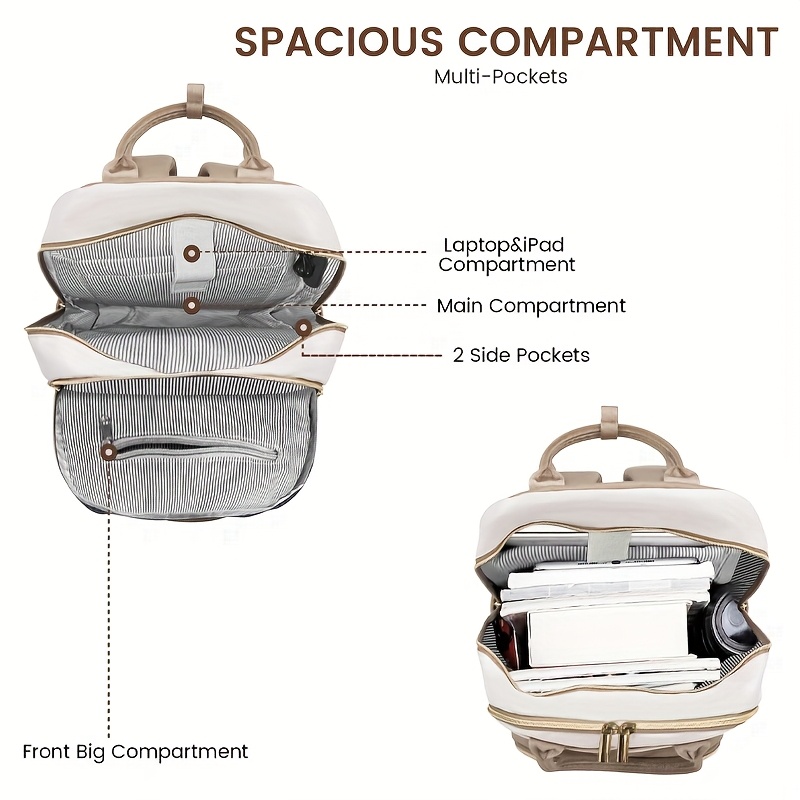 항공사 디자인 튜닝 어깨끈 여성 다색 백팩, 이격층,  - Laptop Accessories Box 리뷰 및 가격