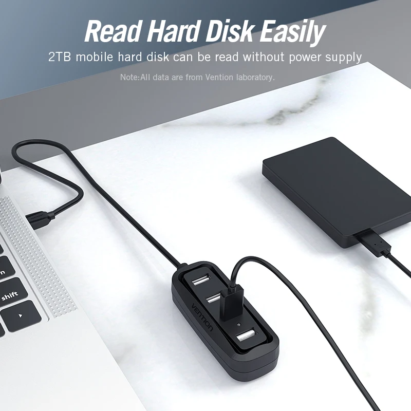 Vention USB 2.0 허브 4 포트, Lenov - Laptop Accessories Box 리뷰 및 가격