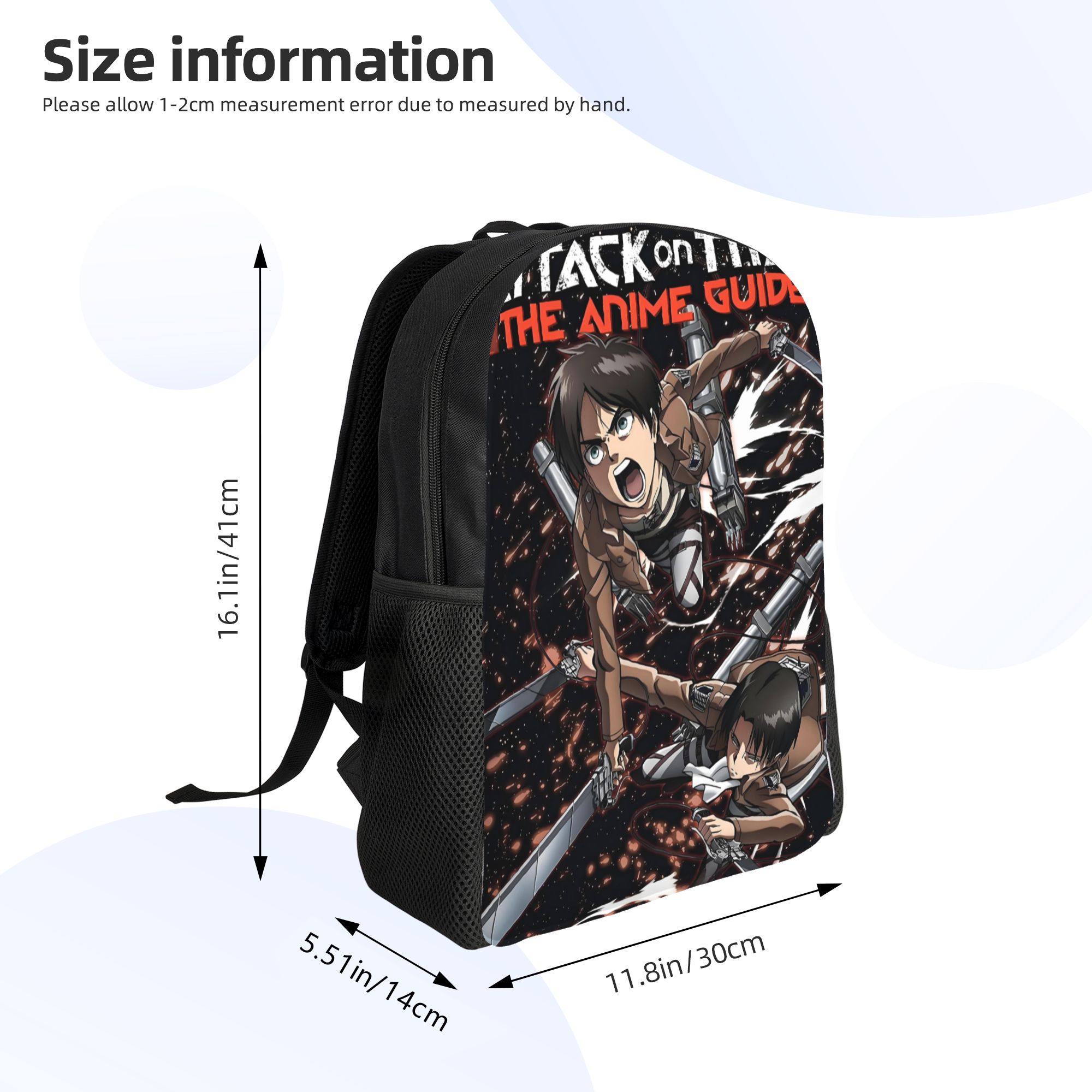 타이탄스에 대한 공격 여행용 배낭 남성 여성 학교 노트 - Laptop Accessories Bag For Men 리뷰 및 가격