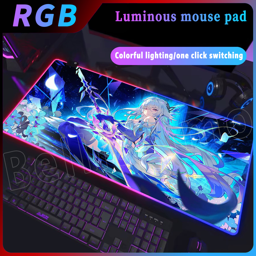Anime New Arlecchino Skirk 데스크 - Laptop Accessories Rgb 리뷰 및 가격