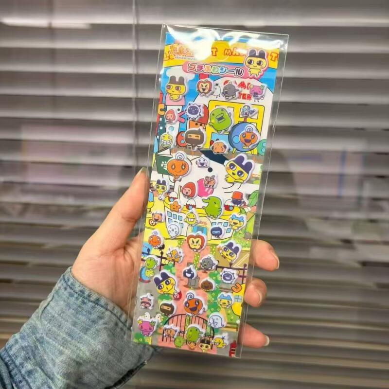 6Pcs Tamagotchi 만화 버블 스티커 창의력  - Laptop Accessory 리뷰 및 가격