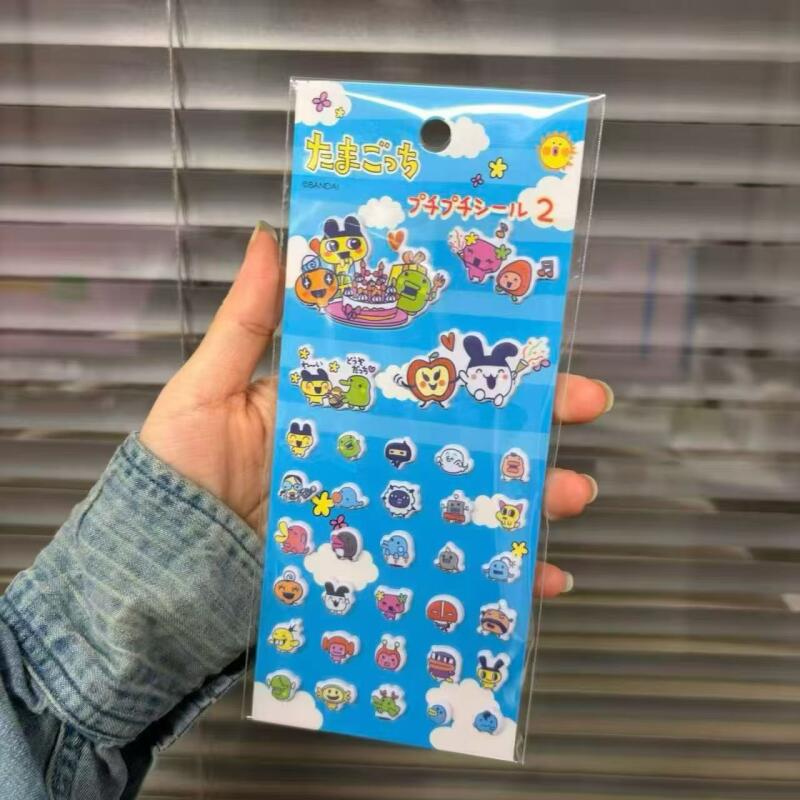 6Pcs Tamagotchi 만화 버블 스티커 창의력  - Laptop Accessory 리뷰 및 가격