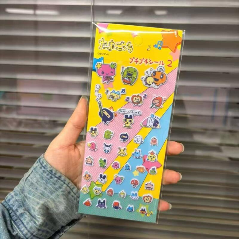 6Pcs Tamagotchi 만화 버블 스티커 창의력  - Laptop Accessory 리뷰 및 가격