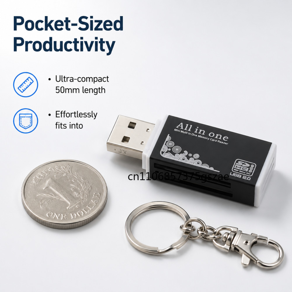 2 in 1 USB2.0 카드 리더 마이크로 TF SD - Laptop Accessories World 리뷰 및 가격