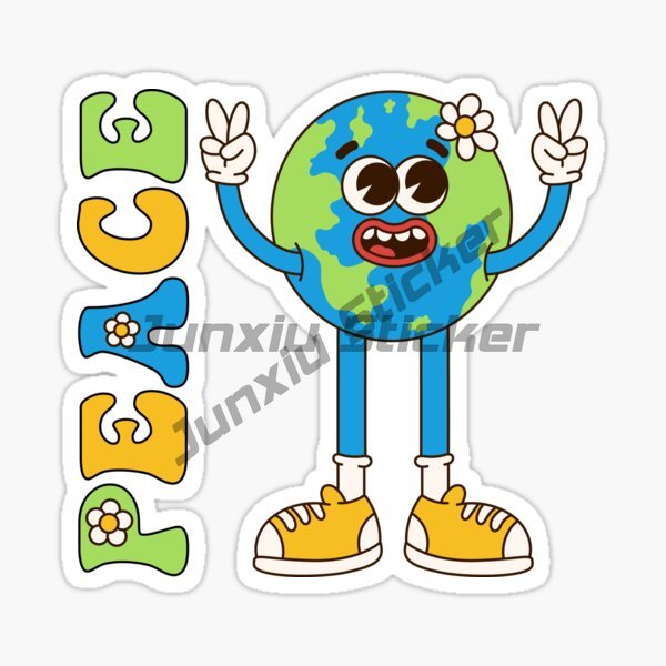 AN IDEA WORLD PEACE 스티커 오토바이 노 - Laptop Accessories World 리뷰 및 가격