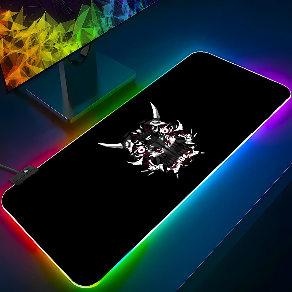 일본 사무라이 악마 마우스 패드 RGB 백라이트 마우스 - Laptop Accessories Rgb 리뷰 및 가격