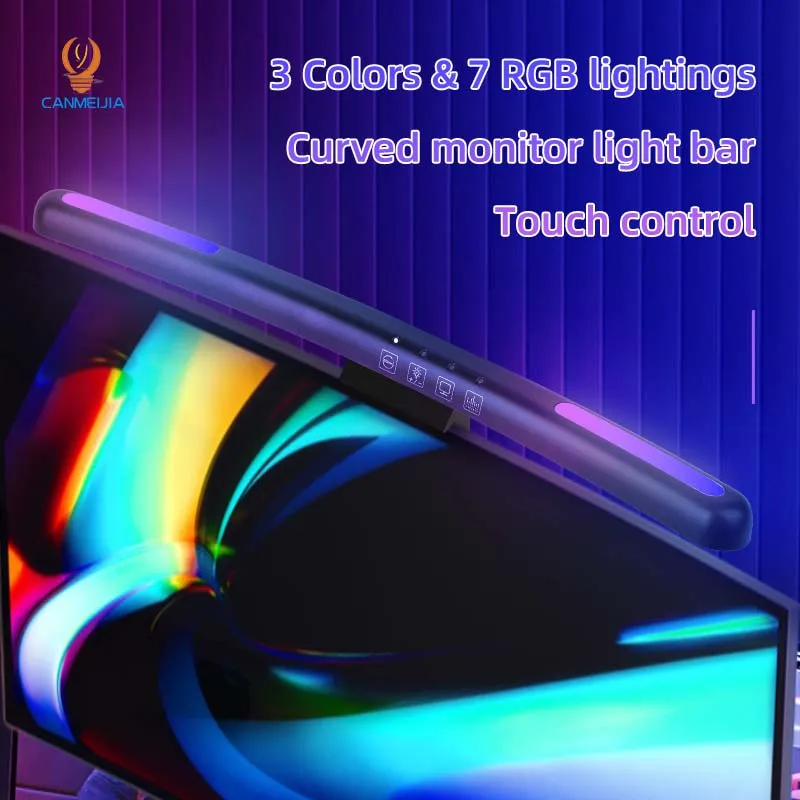 곡선 LED 모니터 라이트 바, USB RGB PC 스 - Laptop Accessories Rgb 리뷰 및 가격
