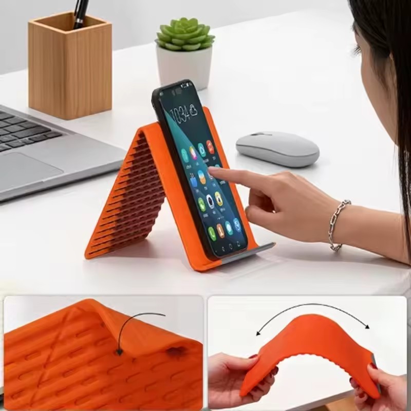 휴대용 실리콘 폰/태블릿/노트북 거치대, 창의적인 접이 - Laptop Accessory 리뷰 및 가격